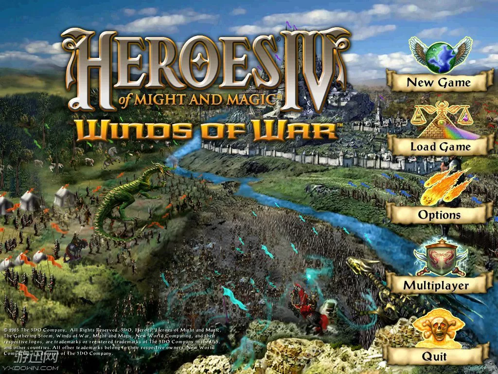 英雄无敌4 Heroes of Might and Magic IV PC中文版下载-资源天地-资源学习天地