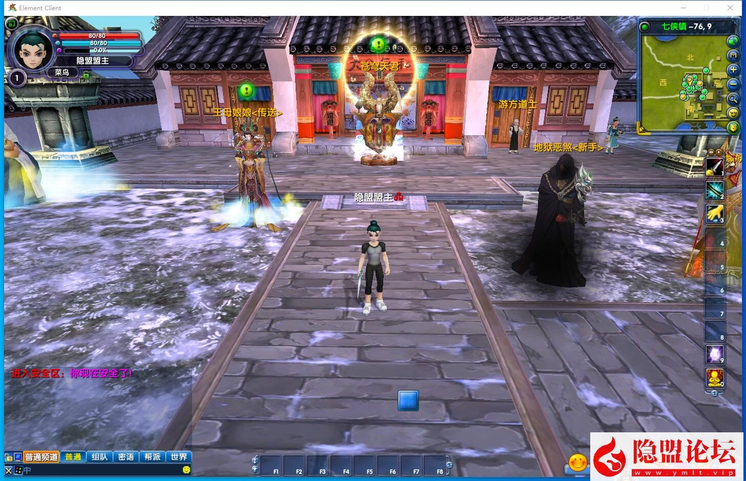 隐盟最新整理稀有精品完整端【武林外传之傲视苍穹】怀旧防官VM一键单机版隐盟视频教程GM工具及蜜蜂EL编辑器完整商城_资源天地-资源学习天地